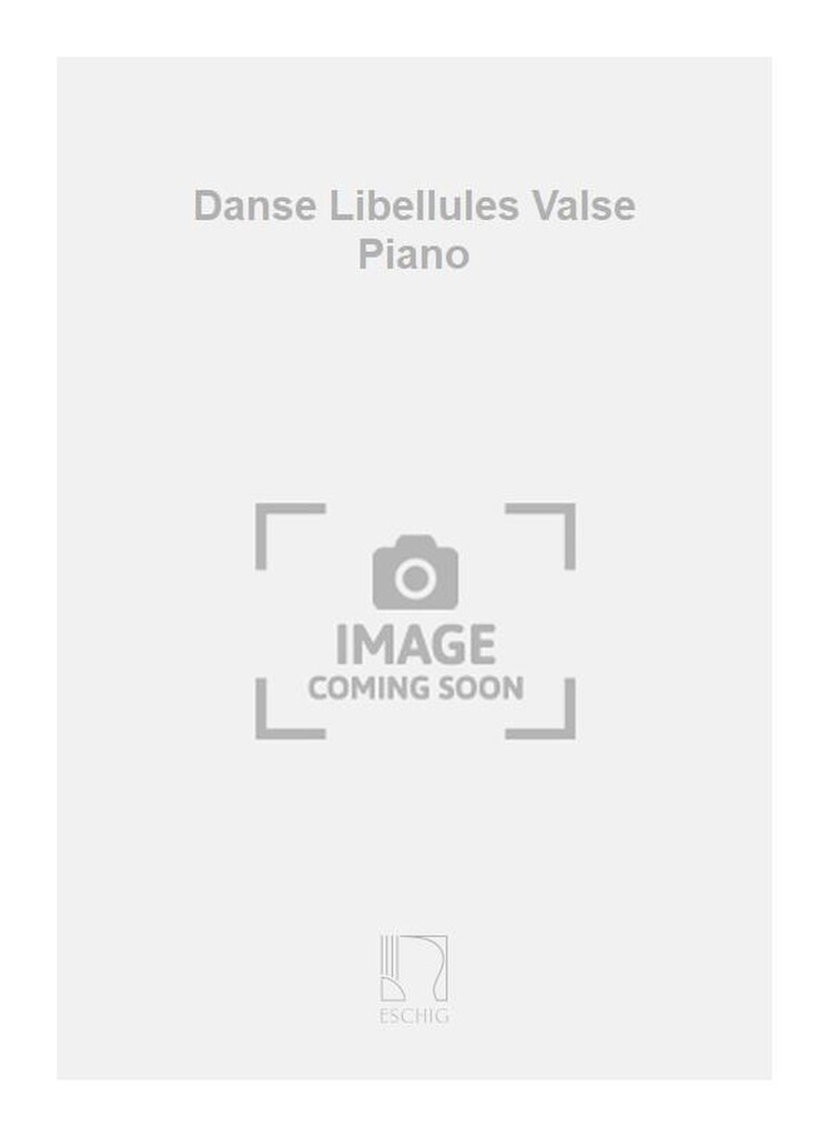 Danse Libellules Valse Piano